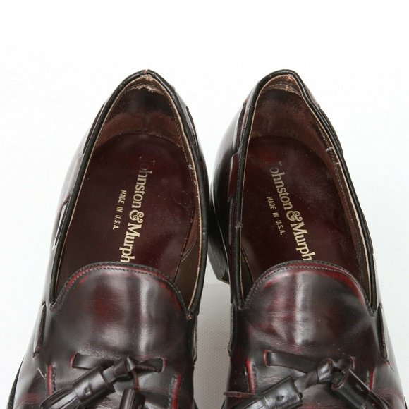 Vintage Johnston Murphy Apron Toe Tassel Loafers main image 9